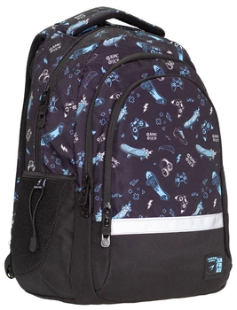 Рюкзак Safari 3 отделения 42 x 29 x 16 см 19 Черный (25-183M-2) (8591662051834)