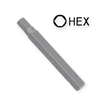 Бита 10мм шестигранная HEX 5 мм х 75 Toptul