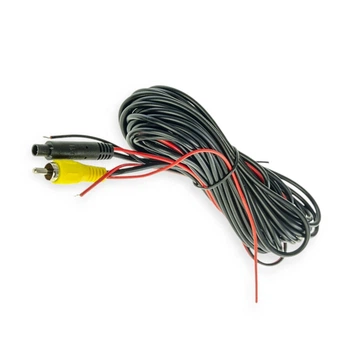Кабель для камеры 4-pin - RCA, 8м совместим с RC-32, 33, 34, 37, 38, 50, 51, 52, 53, 54, 55 AHD, 56 DL CYCLONE