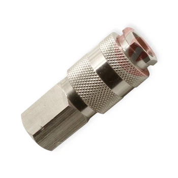 Быстросьёмное соединение с клапаном под резьбу 1/4" внутреннюю INTERTOOL