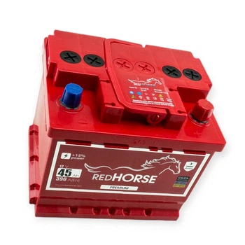 Аккумулятор Red Horse 45Ач 390А premium (L1) (0) Евро правый плюс