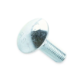 Болт M8х25 8.8 цб полная резьба (под головкой квадрат) (мебельный) Metalvis