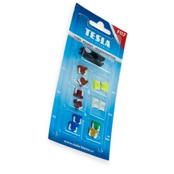 Предохранители Евро micro (mini Low Profile) TESLA блистер (12шт+пинцет)