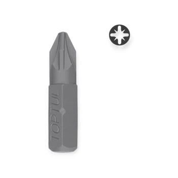 Бита 1/4" крестовая PZ1 х 25 мм Toptul