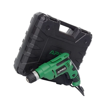 Дрель 550 Вт, быстрозажим. патрон 0,8-10 мм, 0-3200 об/мин, реверс (кейс) APRO