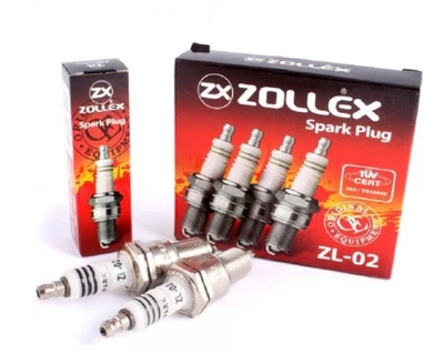 Свічки запалювання Zollex ВАЗ 2108-2110, 2115, 21083, 21093, 21099, 2121; Opel Ascona, Corsa, Kadett, Omega; Renault Clio, ZL-02