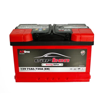 Аккумулятор CARBON 75 Ah/12V "0" (+ справа)