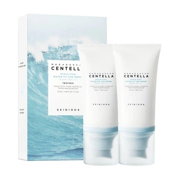 Набір сонцезахисних сироваток для обличчя Skin 1004 Madagascar Centella Hyalu-Cica Water-Fit Sun Serum Twin Pack, 50мл*2шт