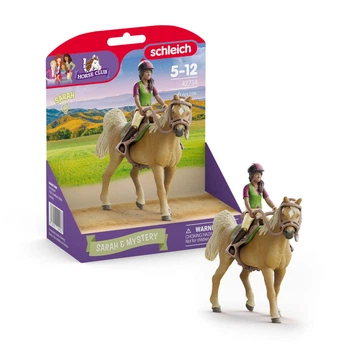 Набір наїзниця Сара та Містері Schleich 42714