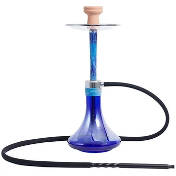 Кальян Hookah Lab Leather Black & Blue 1 50.5см на резьбе