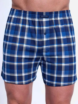 Трусы шорты мужские хлопковые Cornette 008-318 Comfort B25 3-5XL 5XL Темно-синие (5902458258932)