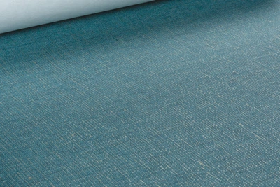 Флизелиновые обои винил горячего тиснения Caselio Linen 2 LNI103236120 Бирюзовый (0,53х10,05м)
