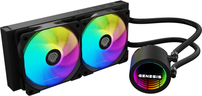 System chłodzenia wodą Genesis Hydria 240 ARGB Black (5901969449365)