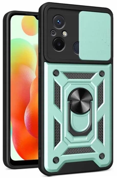Чохол Camshield з кільцем-підставкою на Xiaomi Redmi 12C / зелений