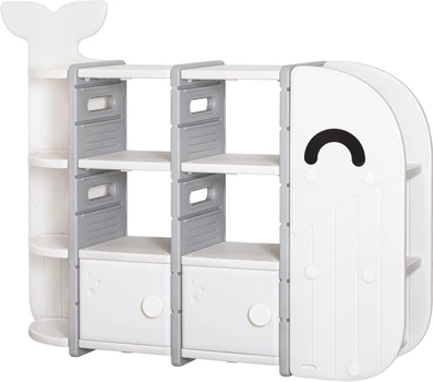 Детский стеллаж Mealux Bubbles White (KD-E057 White)