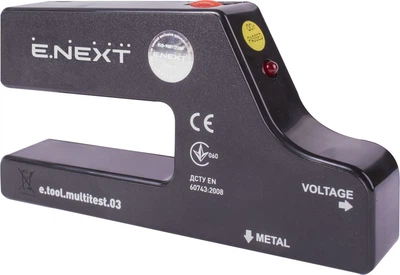 Детектор скрытой проводки 148x25x8мм [p0470022] e.tool.multitest.03 E.NEXT