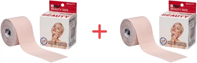 Упаковка кинезио-тейпов Ares Beauty Gentle 5x5 Beige-Pink 2 шт (Beige-Pink-1)