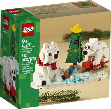 Zestaw klockow LEGO Zimowe niedzwiedzie polarne 312 elementow (40571) (955555903082681) - Outlet