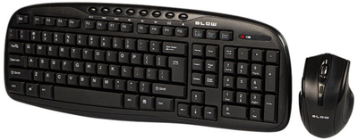 Zestaw bezprzewodowy Blow KM-1 Black (5900804071020)