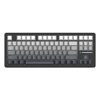 Беспроводная механическая клавиатура Attack SHARK M87 PRO (87 клавиш, BT5.0, 2.4 Гц, USB Type-C, RGB, 5000 мАч, Gradient Black)