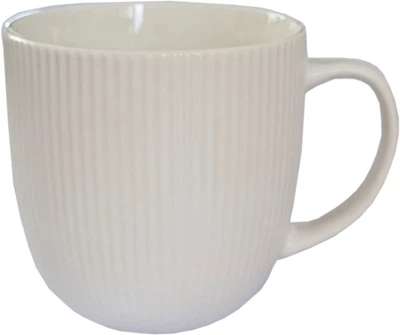 Кухоль керамічний Milika Decagon White 340 мл (M0420-47F-012A-B94)
