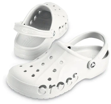 Жіночі крокси Бая Клог Білі Crocs Baya White Clog (36-37, білий)