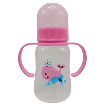 Пляшечка для годування "Кіт" MGZ-0204-1(Pink) 150 мл
