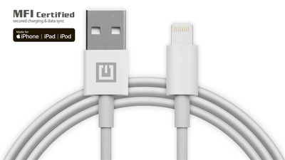 Кабель REAL-EL USB - Lightning (M/M) 2 м Белый (480704)