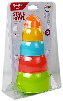 Układanka piramidka-kubeczki LEAN Toys zręcznościowa 7154 (5905884455586)