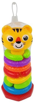 Piramidka dla niemowlaka LEAN Toys obręcze 7168 (5904665996294)