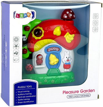 Domek-zabawka dla niemowląt LEAN Toys Zwierzątka muzyczny 12227 (5904665999707)