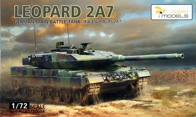Збірна модель 1/72 Танк Леопард 2A7 Vespid Models VS720014