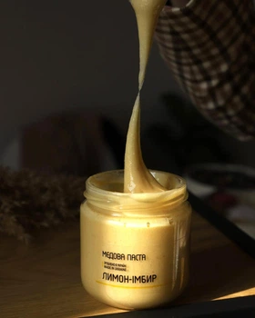 Крем-мед Honey Life "Лимон-имбирь" (медовая паста), 250 г
