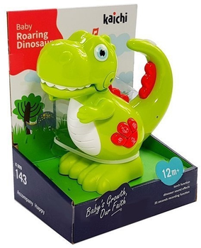 Інтерактивна іграшка LEAN Toys Ревучий динозавр Зелений 5598 (5905991031963)