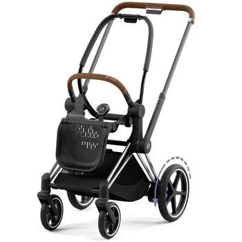 Elektryczny stelaż Cybex konstrukcja wózka e-Priam 4.0 Chrome Brown (4063846135097)