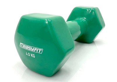Гантель для фитнеса 4.0 кг EasyFit с виниловым покрытием EF-0040