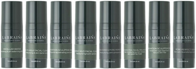 Zestaw do pielęgnacji twarzy Labrains Acne-Affected Skin Płyn micelarny 10 ml + Żel do mycia twarzy 10 ml + Maska peelingująca 10 ml + Olejek-mleczko do twarzy oczyszczające 10 ml + Krem do twarzy 2 x 10 ml + Serum 2 x 10 ml (4751035880445)