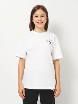 Детская футболка для девочки Puma CLASS Relaxed 68874902 122-128 см Puma White (4069157466806)