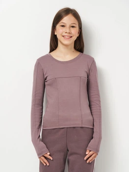 Дитячий лонгслів для дівчинки Smile Time Flex SP23-04-21 134 см Мокко (st_2000000244433)