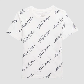 Дитяча футболка для дівчинки Tommy Hilfiger 215507317 110 см Біла (1159840156)