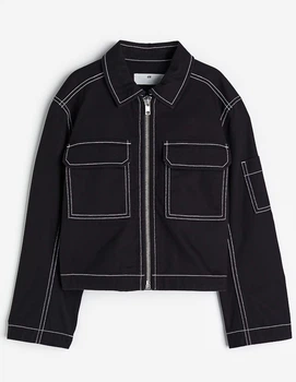Вітрівка H&M ДД014054 (1133320002) колір чорний 164