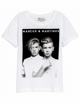 Футболка H&M ДД014056 (0590429001) колір білий 98