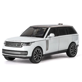 Машина металева Qiyi Toys Range Rover SV2022 з інерційним механізмом, світлом та звуком 1:32 23681 Білий