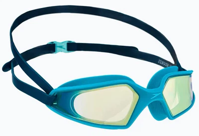 Очки для плавания Speedo HYDROPULSE MIRROR GOG JU бирюзовый, черный Дети OSFM