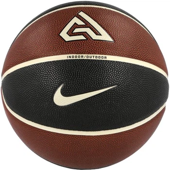 Мяч баскетбольный Nike All Court 8P 2.0 N.100.4138.812.07 G Antetokounmpo Deflated Size 7 Amber, Коричневый, Размер (EU) - 7