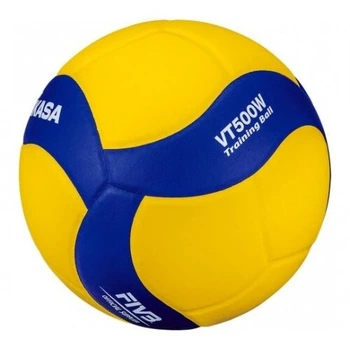 Мяч волейбольный Mikasa VT500W, Жёлтый, Размер (EU) - 5