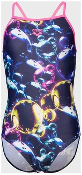 Купальник закритий Arena SOAP BUBBLES SWIMSUIT LIGHT DR темно-синій Діти 128 см 008994-890
