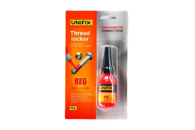 Фиксатор резьбы для неразборных соединений Unifix 10г красный (940021)