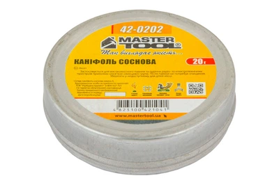Каніфоль Mastertool – 20 г соснова 1 шт.