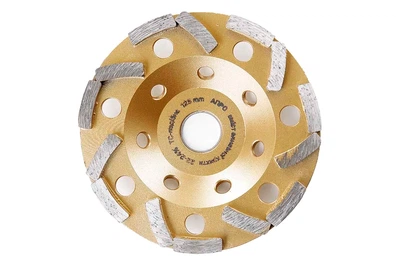 Чашка алмазная шлифовальная Apro 125 мм 22-24% TC (830540)